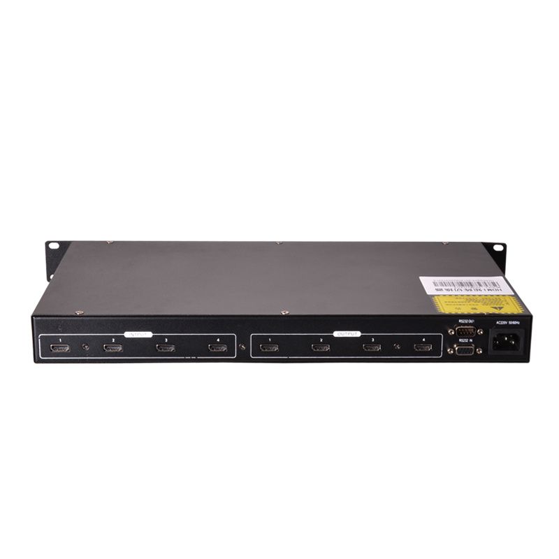 HDMI矩阵主机网络监控视频KD-CHDMI0404 服务器4进4出混插混合矩阵