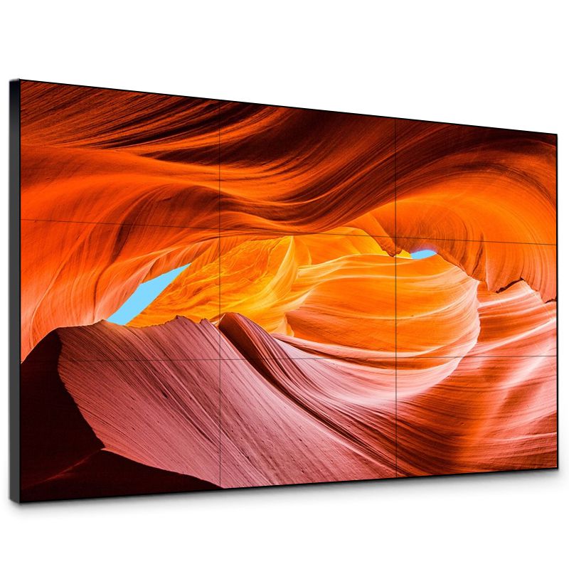 LG55寸液晶拼接屏电视墙高清超窄边监控显示器会议大屏幕55寸1.8