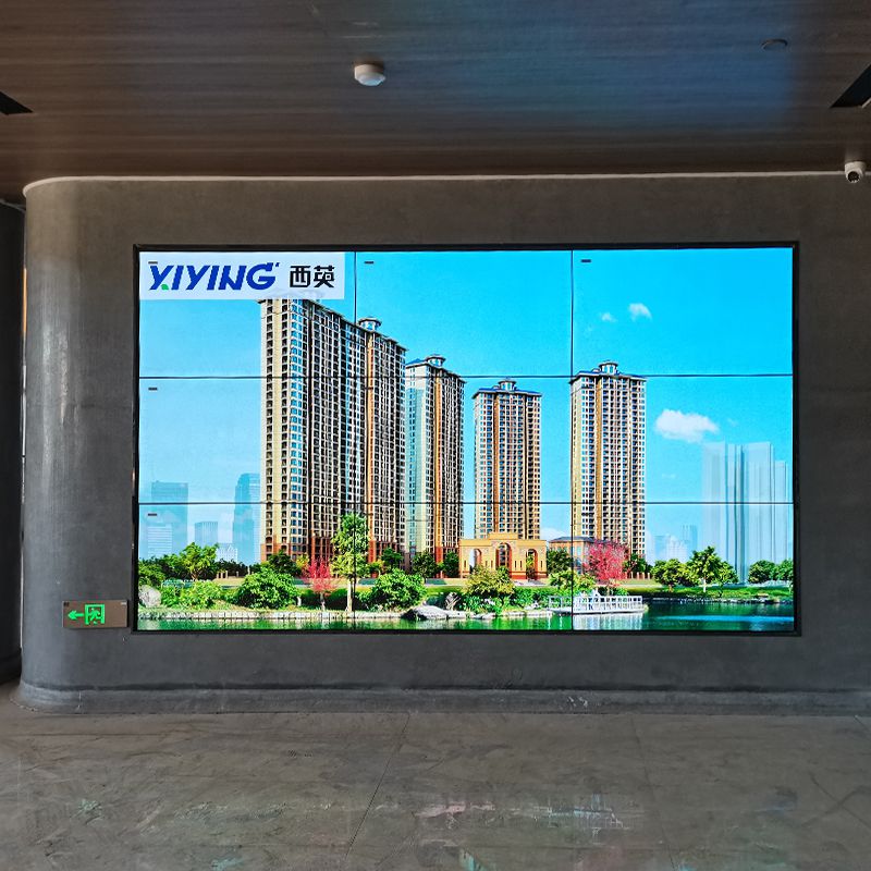 西英助力河北邯郸保利售楼处3X3液晶拼接屏项目