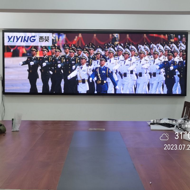 西英助力香港某部队P1.86 5套led全彩屏展示项目